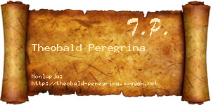 Theobald Peregrina névjegykártya